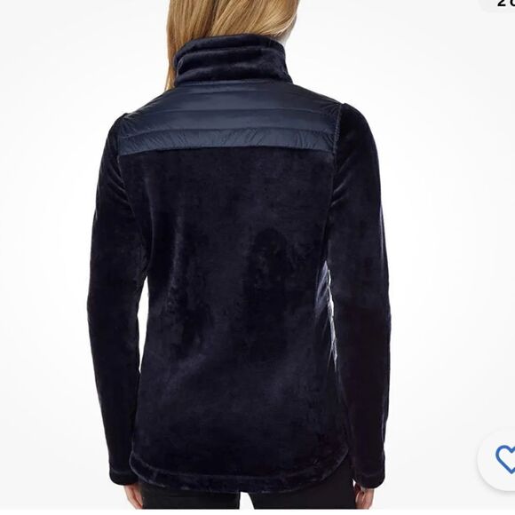 32 degrees stormy night Mixed Media Plush Jacket Size Small - Picture 2 of 9